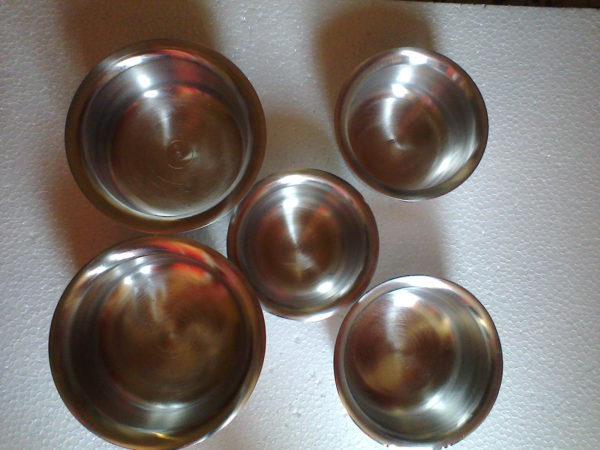 Aluminium bowls