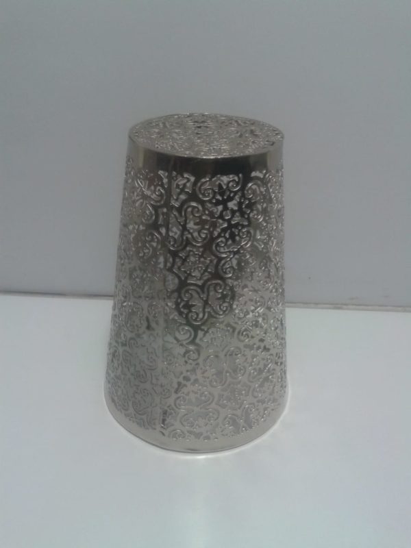 Silver finish metal hurrican