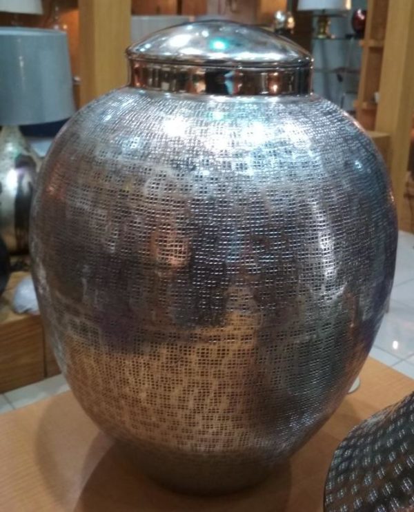 Ceiling lamp nickel finish